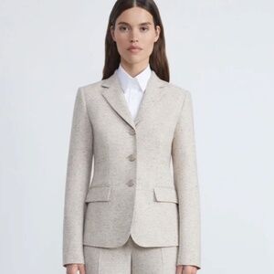 NWT Lafayette 148 PETITE DONEGAL TWEED ACADEMY BLAZER and PANTS